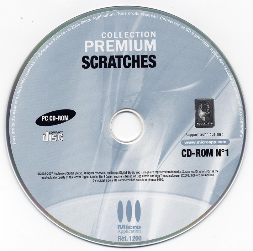 Media for Scratches (Director's Cut) (Windows) (Collection Premium release): Disc 1/2