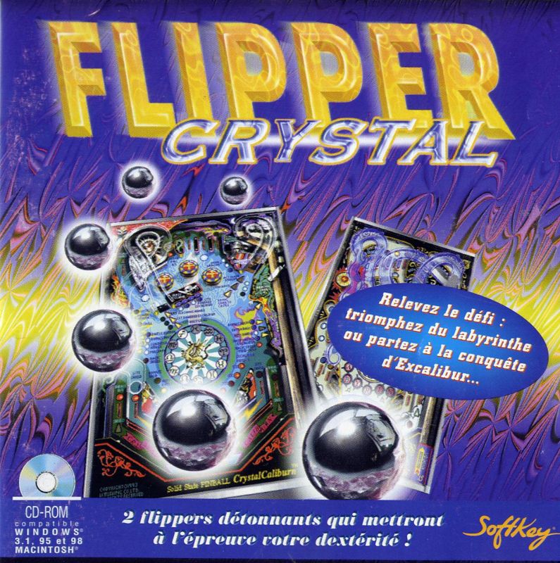 Front Cover for Flipper Crystal (Macintosh and Windows and Windows 3.x) (Platinum Softkey release on Hybrid CD)