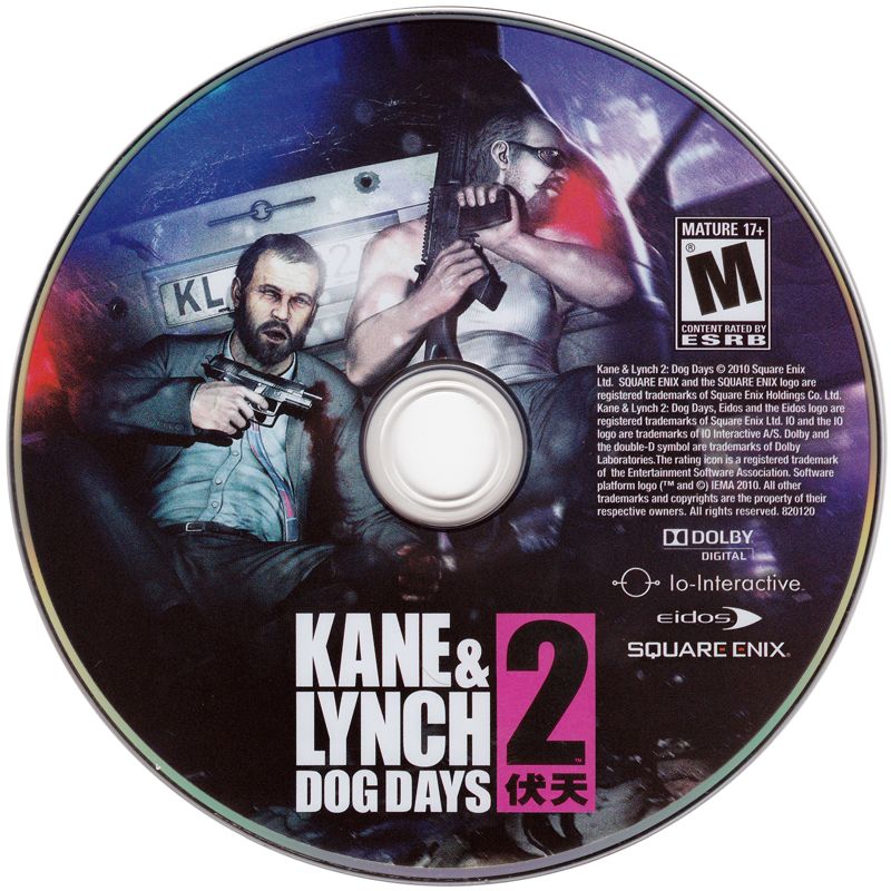Kane & Lynch 2: Dog Days cover or packaging material - MobyGames