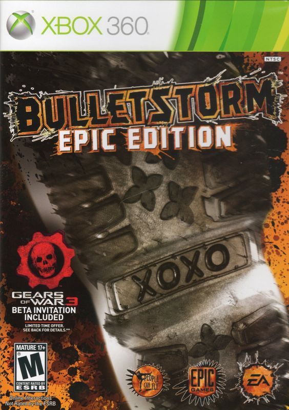 Front Cover for Bulletstorm (Epic Edition) (Xbox 360)