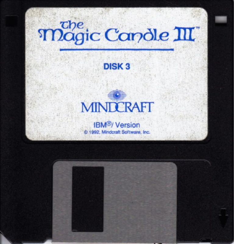 Media for The Magic Candle III (DOS): Disk 3
