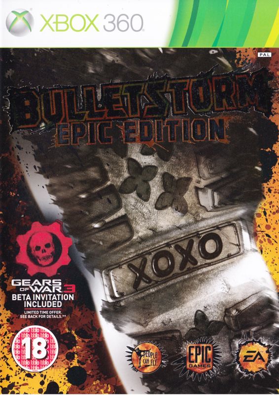 Front Cover for Bulletstorm (Epic Edition) (Xbox 360)