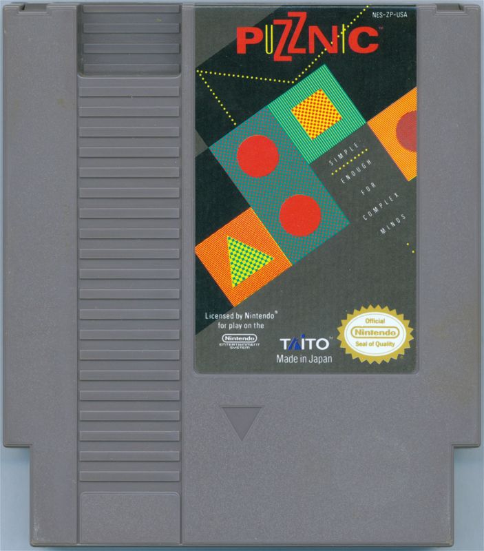 Media for Puzznic (NES)