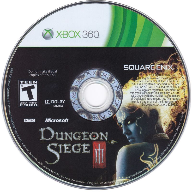 Media for Dungeon Siege III (Xbox 360)