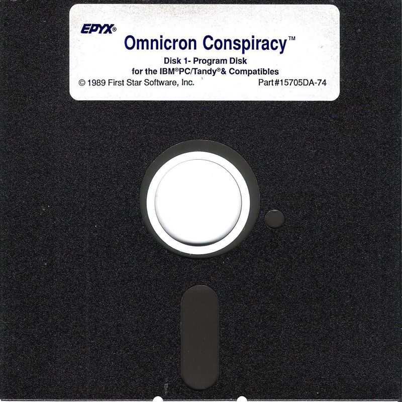 Media for Omnicron Conspiracy (DOS) (5.25" release): Disk 1/4
