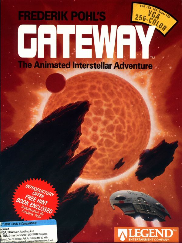 Front Cover for Frederik Pohl's Gateway (DOS) (3.5" Floppy Disk version)