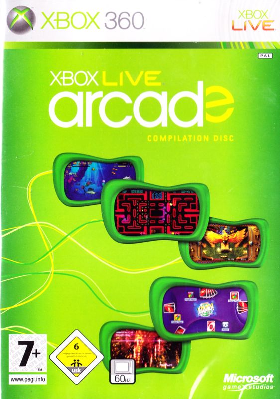 Xbox Live Arcade Compilation Disc cover or packaging material