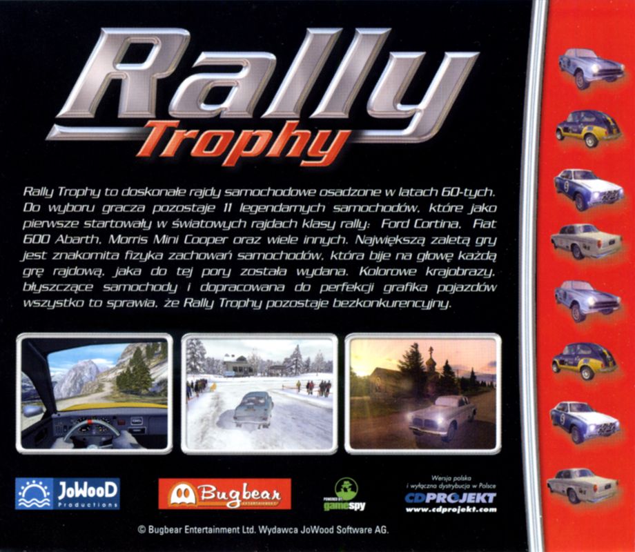 Other for Rally Trophy (Windows): Jewel Case - Back