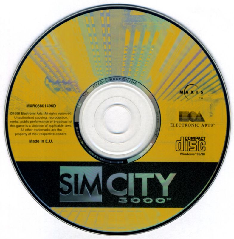 Media for SimCity 3000 (Windows)