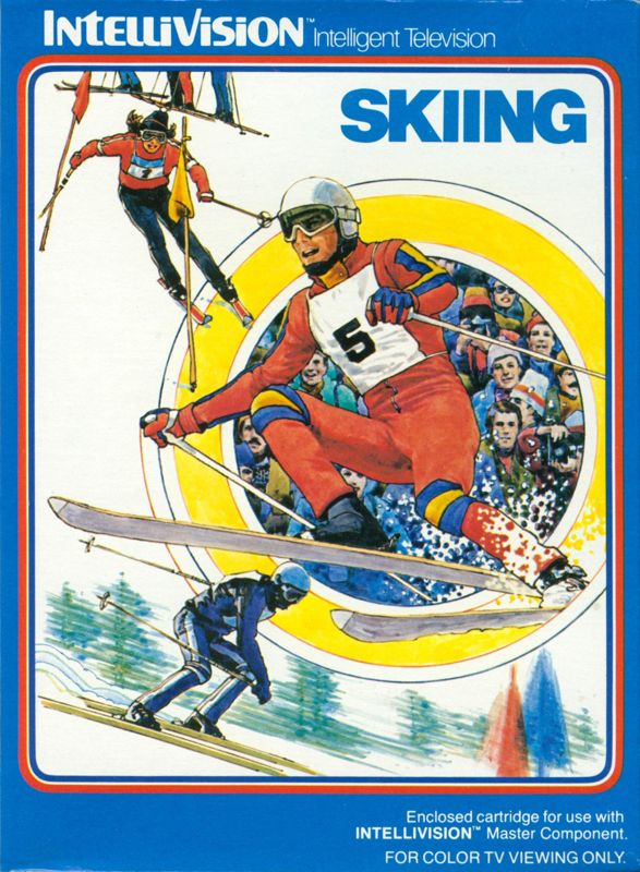 Front Cover for US Ski Team Skiing (Intellivision) (Second release)