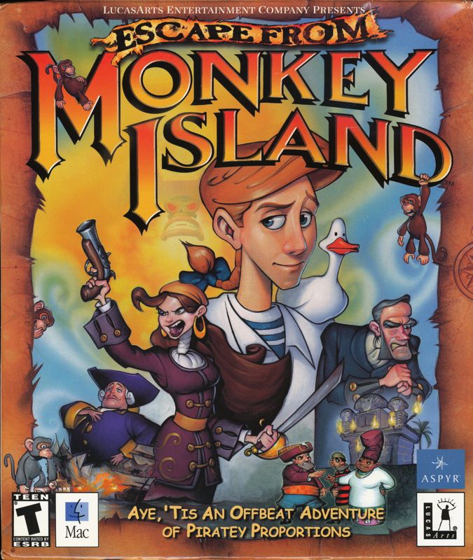 Front Cover for Escape from Monkey Island (Macintosh)