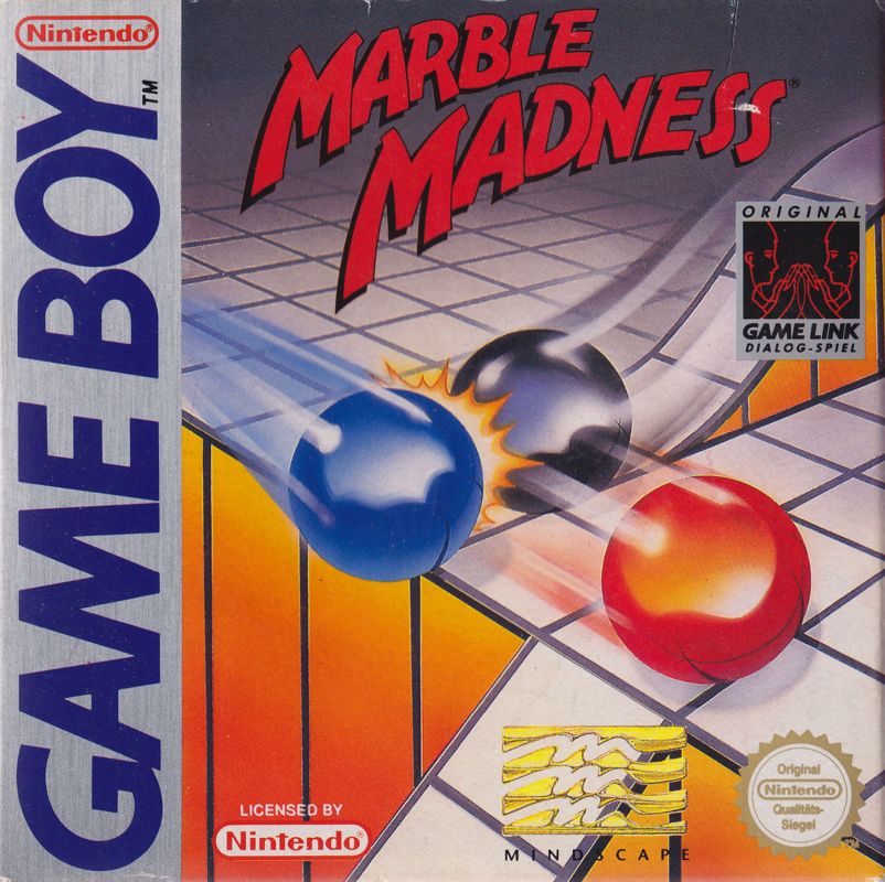 Front Cover for Marble Madness (Game Boy)