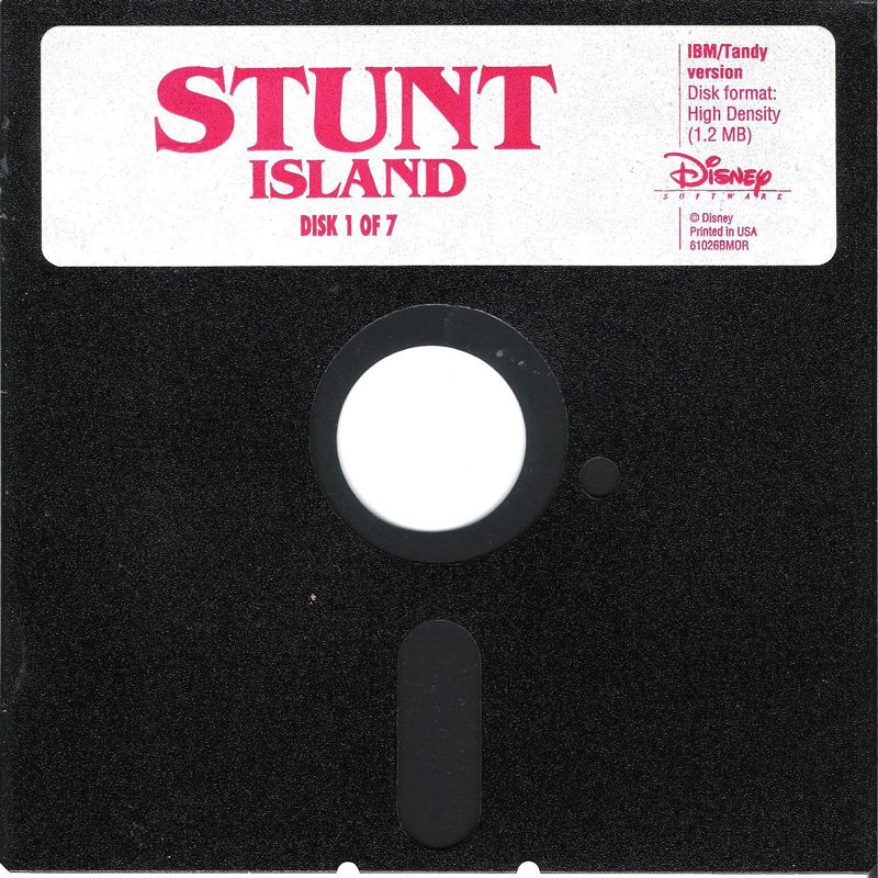 Media for Stunt Island (DOS): Disk 1