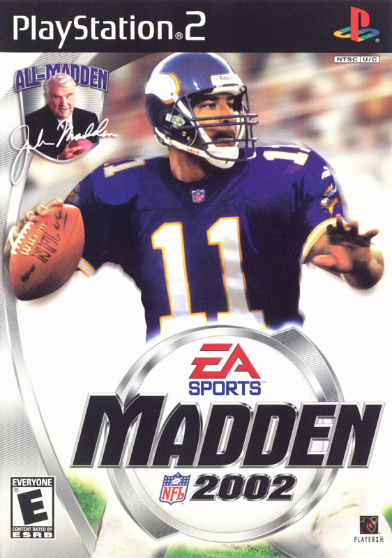 Front Cover for Madden NFL 2002 (PlayStation 2)