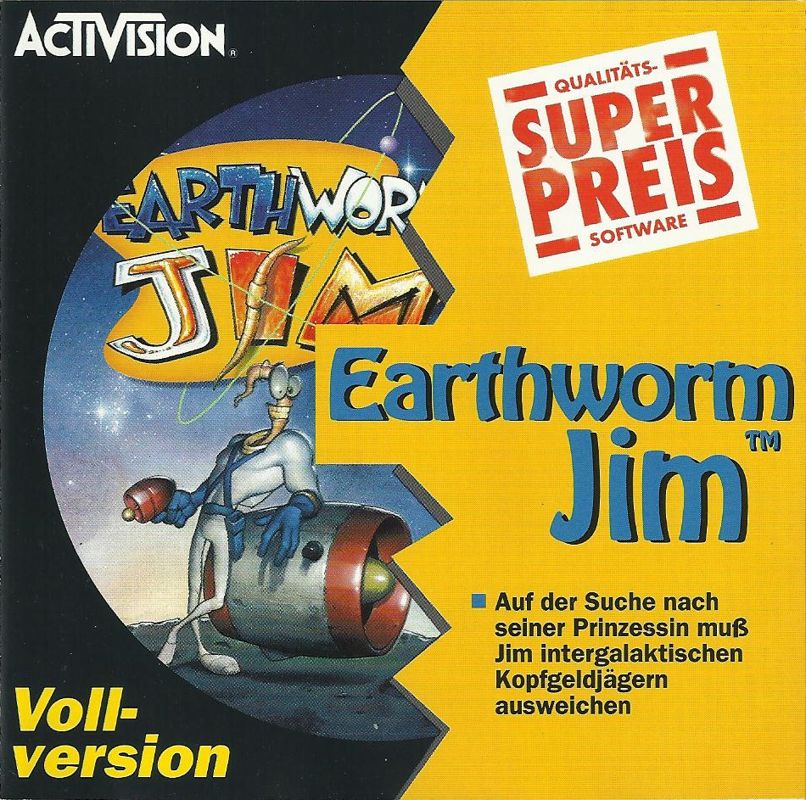 Front Cover for Earthworm Jim: Special Edition (Windows) (Super Preis release)