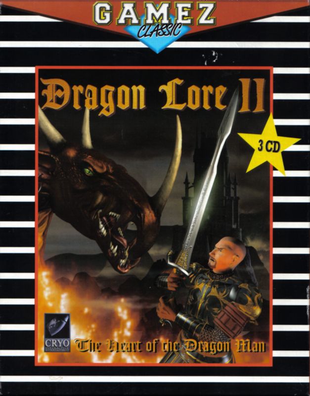 Front Cover for Dragon Lore II: The Heart of the Dragon Man (DOS) (Gamez Classic release)