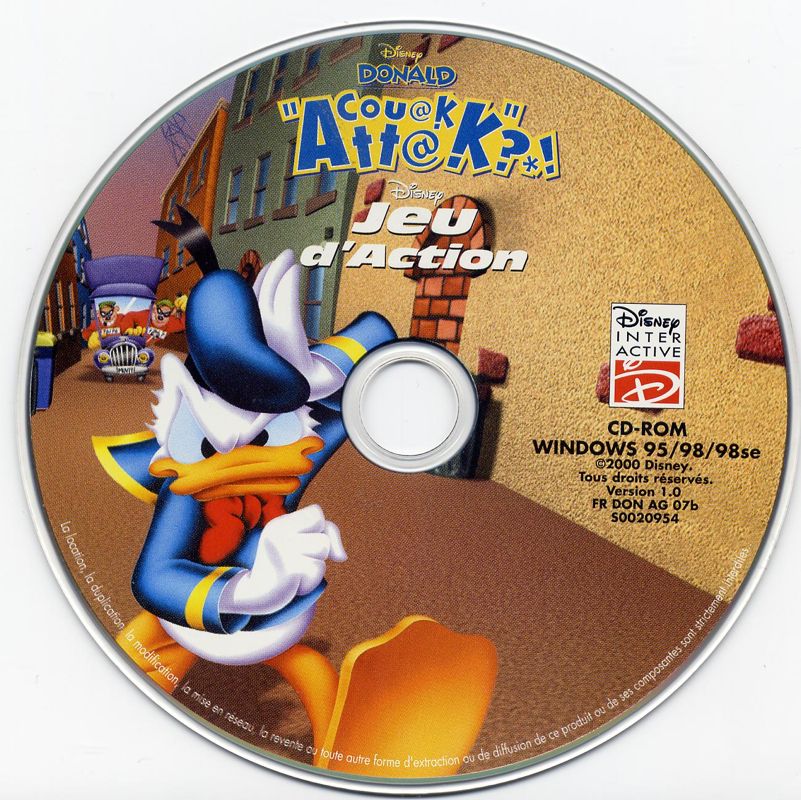 Media for Disney's Donald Duck: Goin' Quackers (Windows) (Disney Classiques release (Havas Interactive 2000) Version 1)