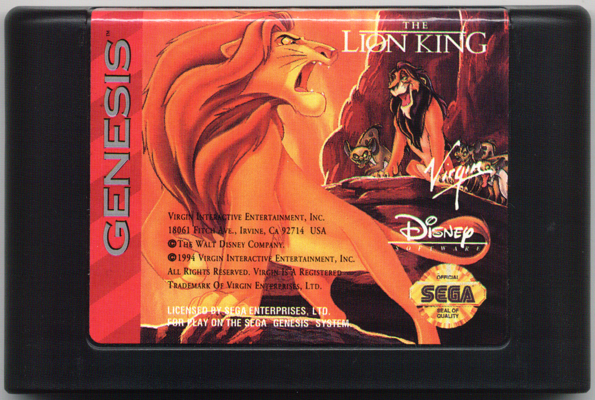 Media for The Lion King (Genesis)