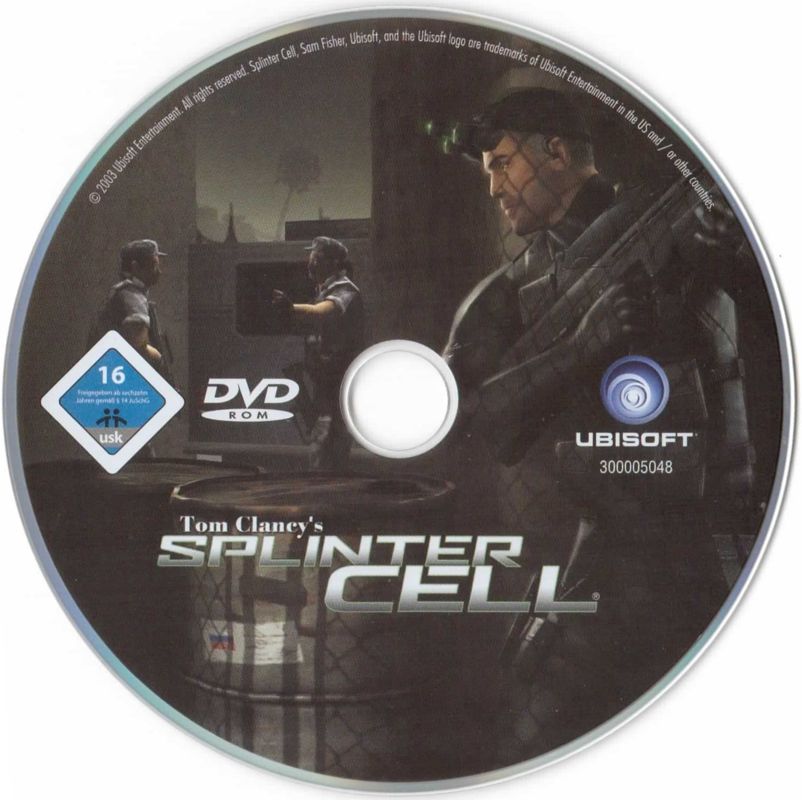 Media for Tom Clancy's Splinter Cell Trilogy (Windows) (Ubisoft Exclusive release): <i>Tom Clancy's Splinter Cell</i> disc