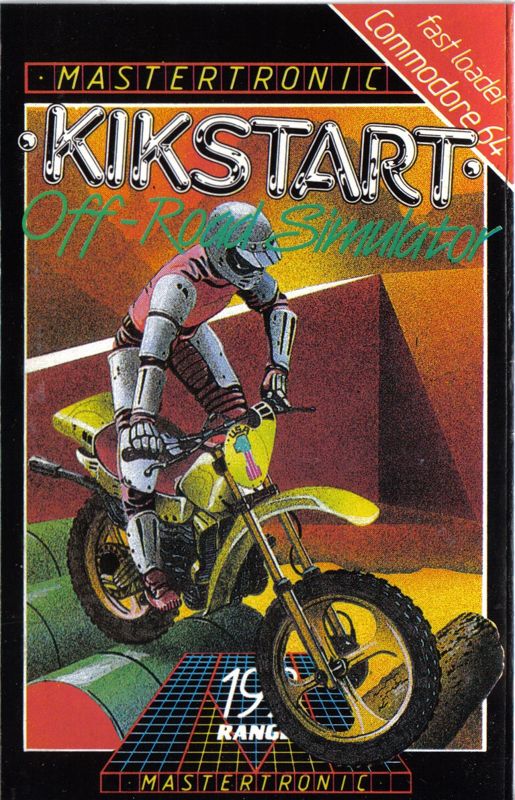 Front Cover for Kikstart: Off-Road Simulator (Commodore 64) (Alternative back cover design)