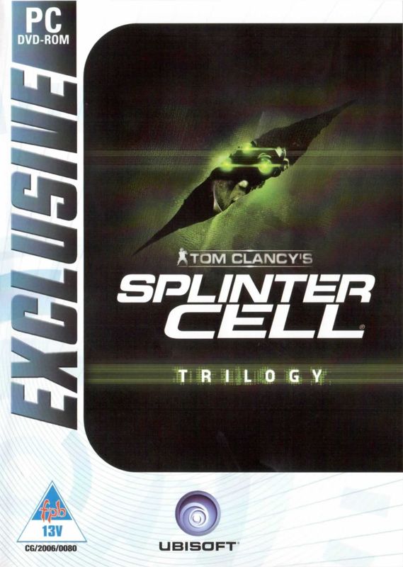 Front Cover for Tom Clancy's Splinter Cell Trilogy (Windows) (Ubisoft Exclusive release)