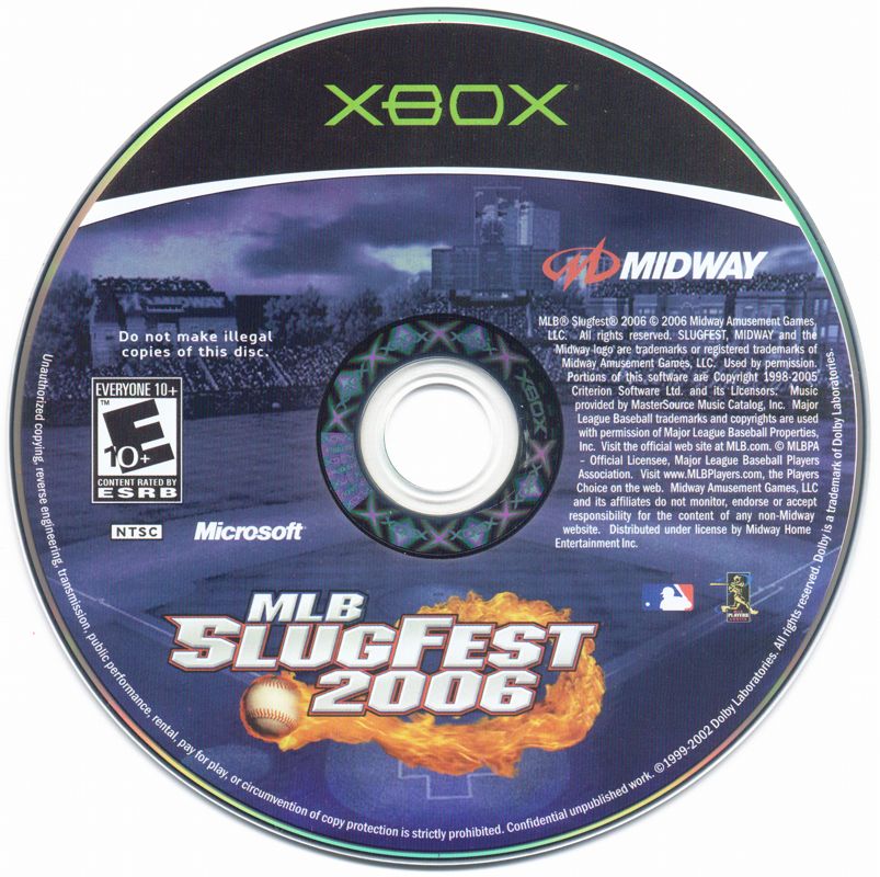Media for MLB SlugFest 2006 (Xbox)