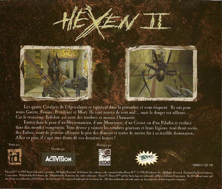 Hexen II cover or packaging material - MobyGames