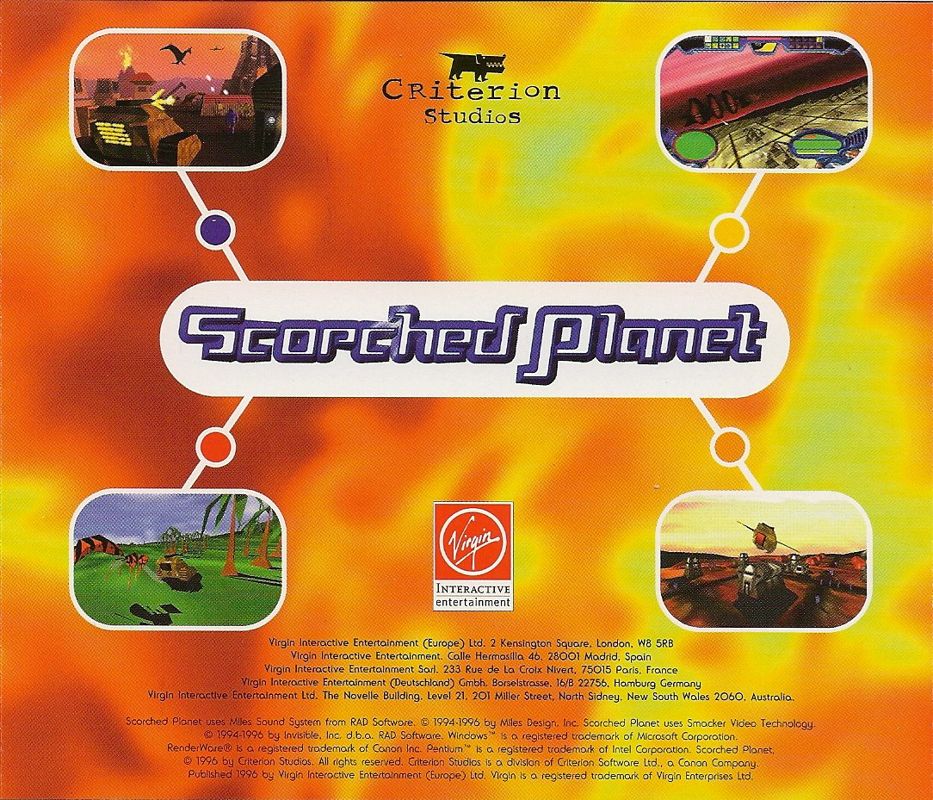 Other for Scorched Planet (Windows): Jewel Case - Back