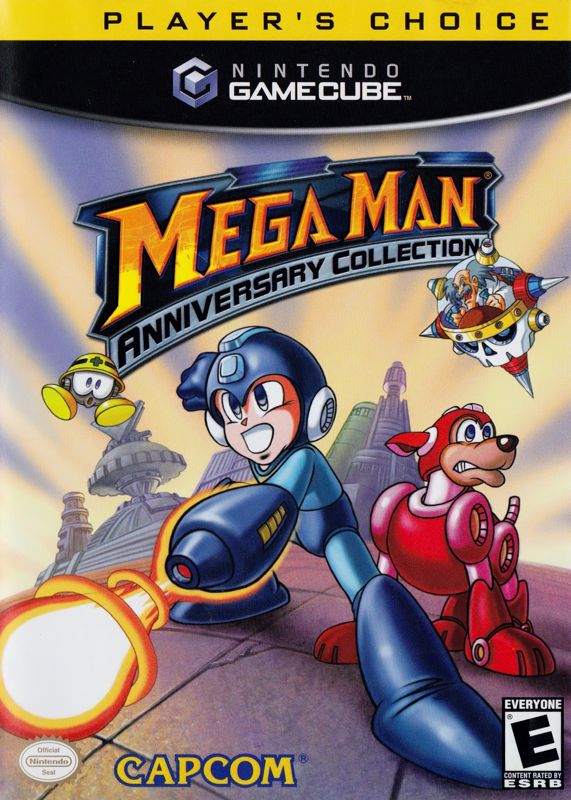 Front Cover for Mega Man: Anniversary Collection (GameCube) (Player's Choice release)