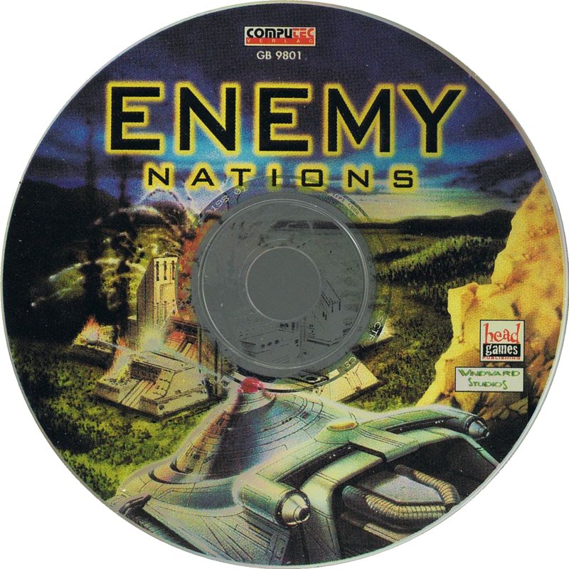Media for Enemy Nations (Windows) (PC Games 1/98 covermount)