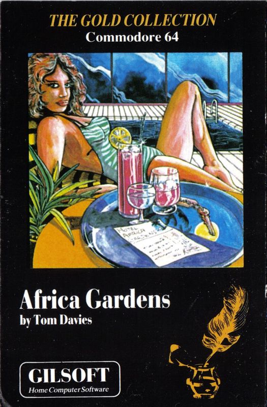 Front Cover for Africa Gardens (Commodore 64)