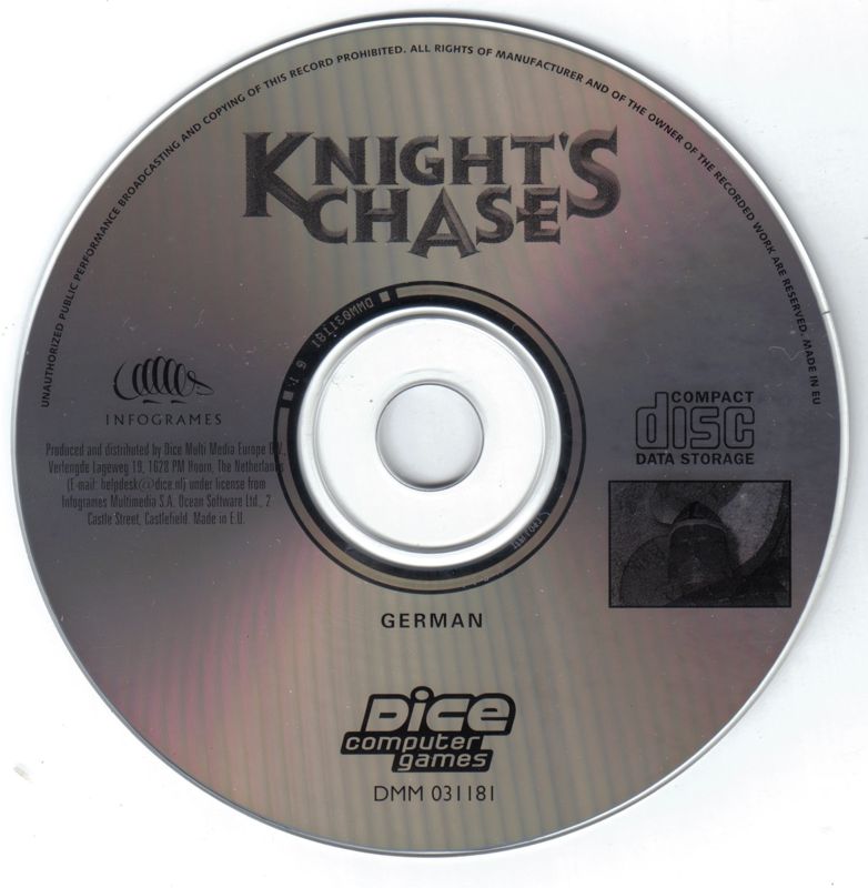 Media for Time Gate: Knight's Chase (DOS and Windows and Windows 3.x) (DICE release)