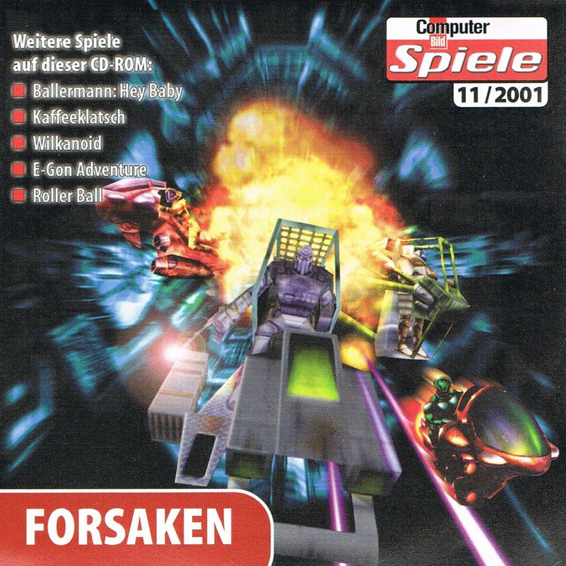 Front Cover for Forsaken (Windows) (Computer Bild Spiele 11/2001 covermount)