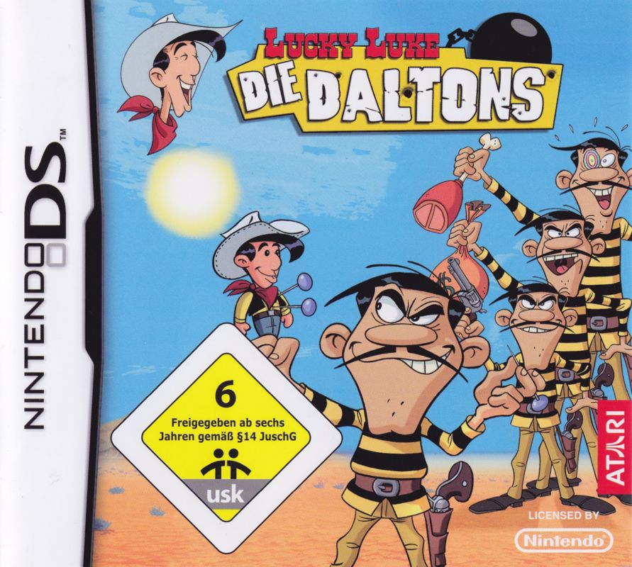 Lucky Luke The Daltons Cover Or Packaging Material Mobygames