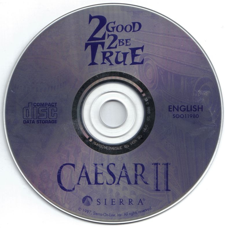 Media for 2 Good 2 Be True: Volume 1 (Windows): Caesar II disc