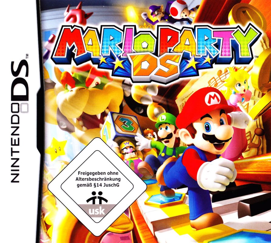 Front Cover for Mario Party DS (Nintendo DS) (Re-release)
