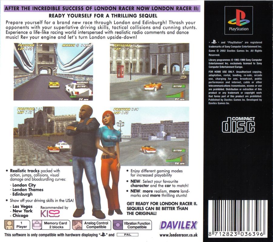 London Racer II cover or packaging material - MobyGames