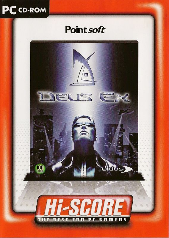 Front Cover for Deus Ex (Windows) (Hi-Score release)