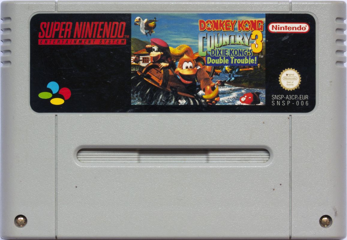 Media for Donkey Kong Country 3: Dixie Kong's Double Trouble! (SNES): Front