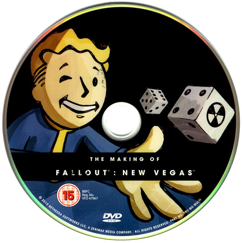 Extras for Fallout: New Vegas (Collector's Edition) (Windows): Making of Fallout: New Vegas Disc