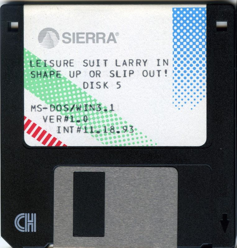 Media for Leisure Suit Larry 6: Shape Up or Slip Out! (DOS): Disk 5