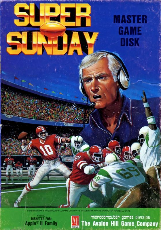 Front Cover for Super Bowl Sunday (Apple II)