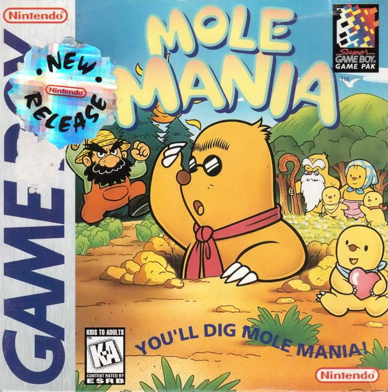 Front Cover for Mole Mania (Game Boy)