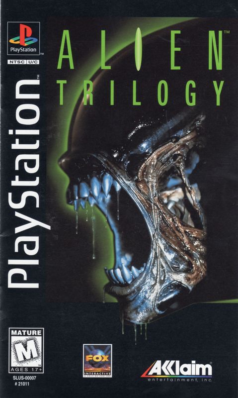 Front Cover for Alien Trilogy (PlayStation)