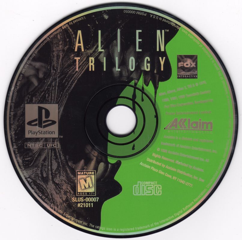 Media for Alien Trilogy (PlayStation)