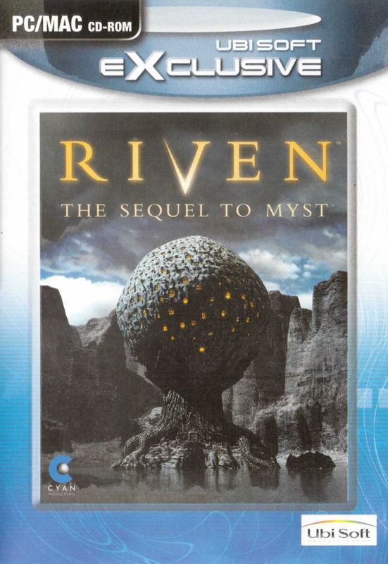 Front Cover for Riven: The Sequel to Myst (Macintosh and Windows) (Ubisoft Exclusive release)