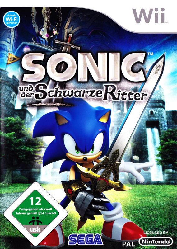 Front Cover for Sonic and the Black Knight (Wii)