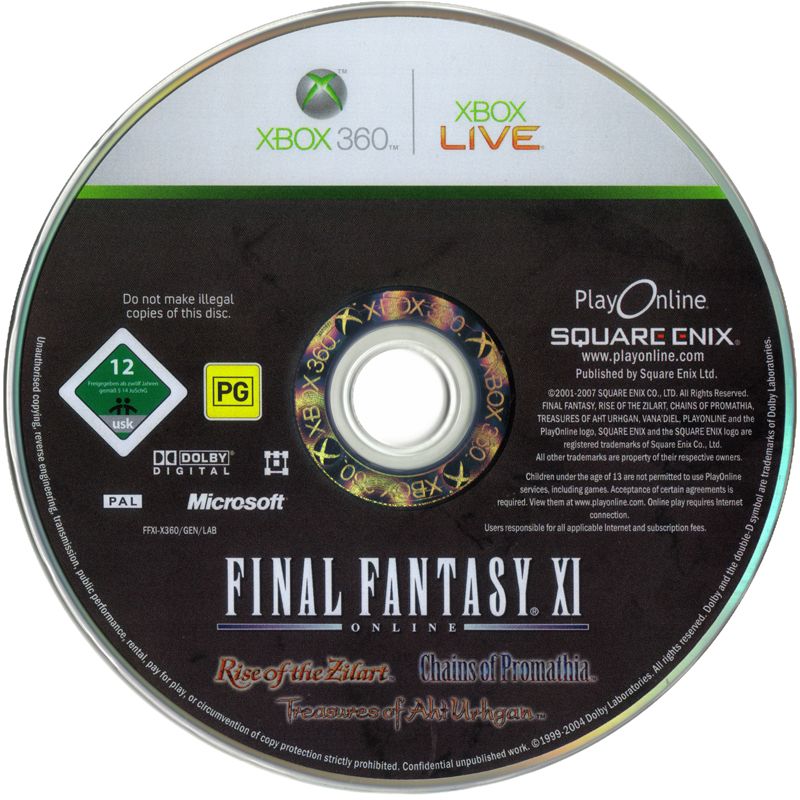 Media for Final Fantasy XI Online (Xbox 360)