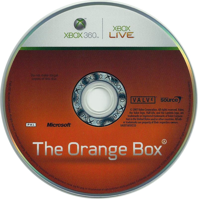 Media for The Orange Box (Xbox 360)