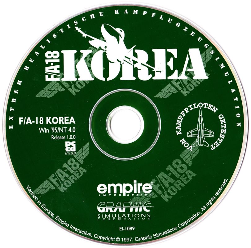Media for F/A-18 Korea (Windows) (Hammer Preis release)
